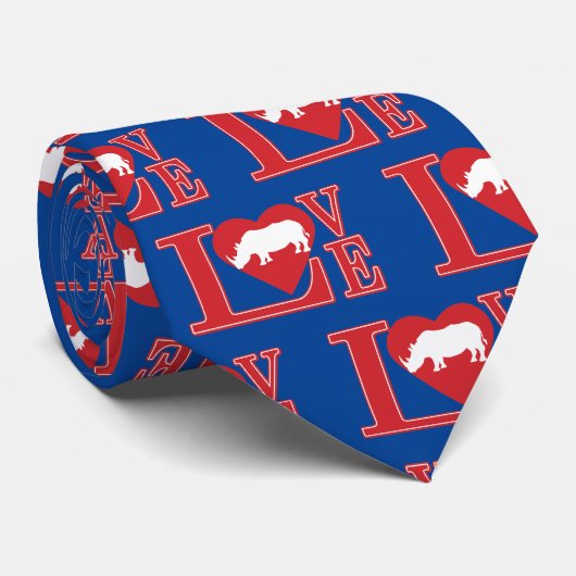 Cravate Rhinoceros Love (Roulé)