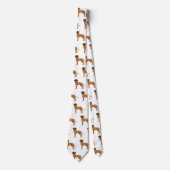 Cravate Rhodesian Ridgeback Brown Africain Lion Dog Motif (Devant)