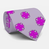 Cravate Ribbon de Clover violet par Kenneth Yoncich (Roulé)