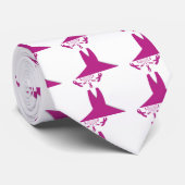 Cravate Ribon de sensibilisation au cancer du sein de Haku (Roulé)