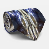Cravate Richesse Du Motif Abstrait De La Lève De Semence (Roulé)