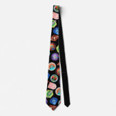 Cravate RICK ET MORTY™ | Motif des patchs d'espace externe (Devant)
