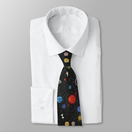 Cravate RICK ET MORTY™ | Motif spatial (Attaché)