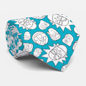 Cravate RICK ET MORTY™ | Smith Family Head (Roulé)