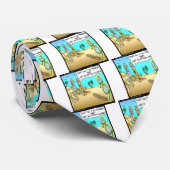 Cravate Rick London Drôle Optométriste Illusion (Roulé)