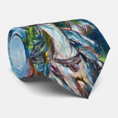 Cravate RIDERS DANS LA TEMPÊTE Chevaliers Médiévaux Horseb (Roulé)