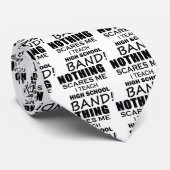 Cravate Rien ne me fait peur Musique lycée (Roulé)