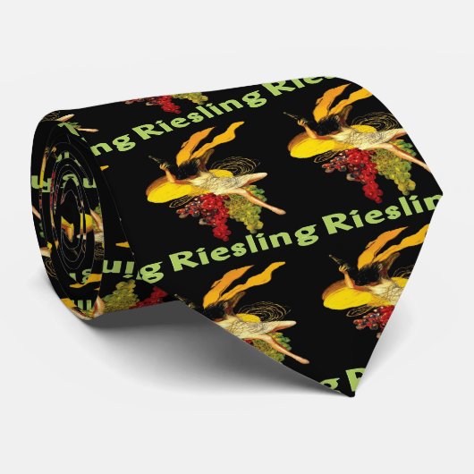 Cravate Riesling Maid À Vin, (Roulé)
