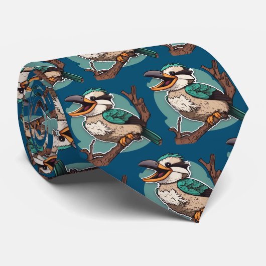 Cravate Rire Kookaburra (Roulé)