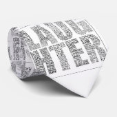 Cravate Rires, Vie, Amour, Amoureux (Roulé)