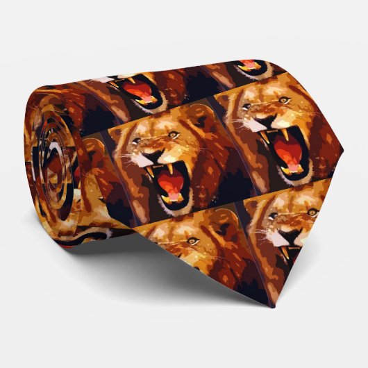 Cravate Roaring Lion (Roulé)