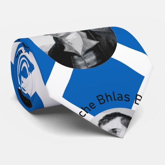 Cravate Robbie Burns - In Grey Oidhche Bhlas Burns (Roulé)