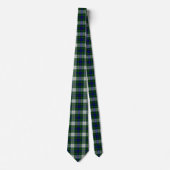 Cravate Robe Black Watch Tartan moderne Plaid Motif (Devant)