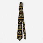 Cravate Robe florale clergé (Devant)