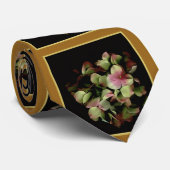 Cravate Robe florale clergé (Roulé)