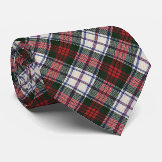 Cravate Robe MacDuff Tartan écossais original moderne (Roulé)