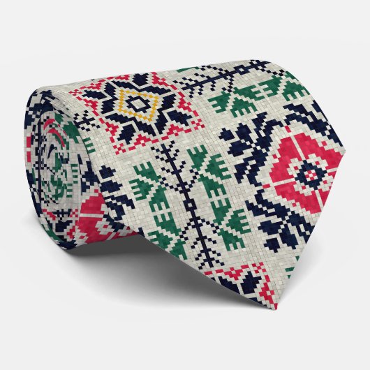 Cravate Robe Neutral Tatreez Henna Thobe (Roulé)