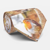 Cravate Robin Artistique Redsein Perché (Roulé)