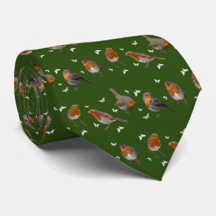 Cravate Robin Party (Vert foncé)