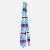 Cravate Robin's Oeuf Blue Peppermenthe Twist Phlox Flowers (Devant)