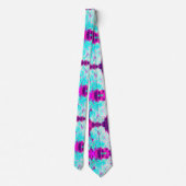 Cravate Robin's Oeuf Blue Peppermenthe Twist Phlox Flowers (Dos)