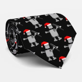 Cravate Robot de Trombone Santa Hat (Roulé)