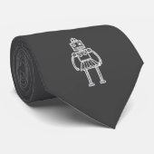 cravate robot fou (Roulé)
