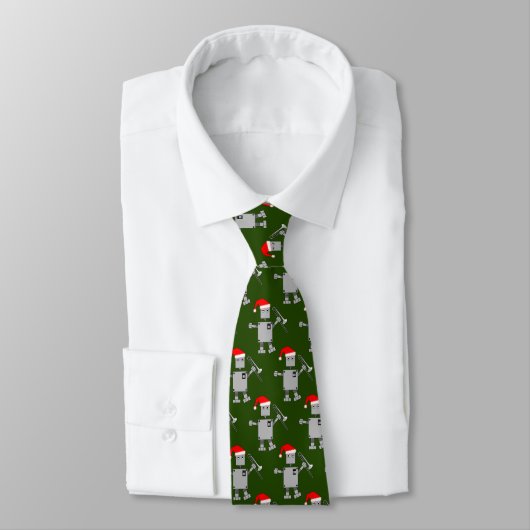 Cravate Robot Trombone Santa Hat (Attaché)