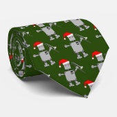 Cravate Robot Trombone Santa Hat (Roulé)