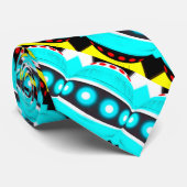 Cravate robots Aliens (Roulé)