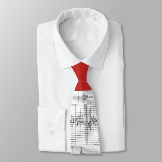 Cravate Roche 3 de séismogrammes (Attaché)