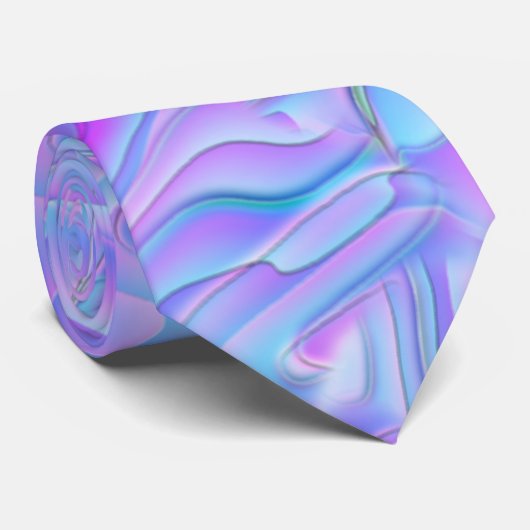 Cravate Roche bleue et pourpre d'ardoise (Roulé)