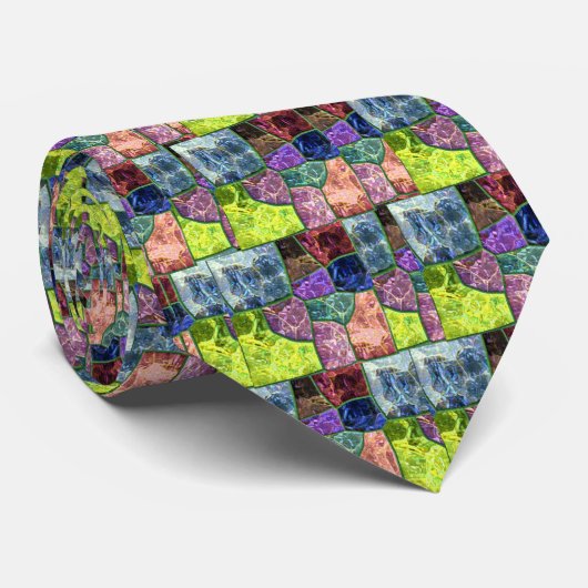Cravate Roche colorée (Roulé)