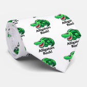 Cravate Roche d'alligators ! (Roulé)