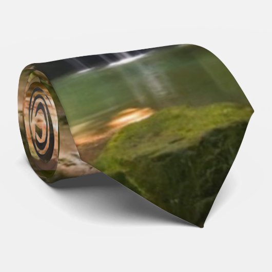 Cravate Roches et automnes (Roulé)