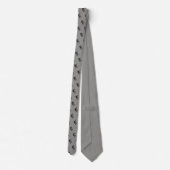 Cravate Rock Climber Scaling Mountain Face Logo sur Stripe (Dos)