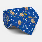 Cravate Rocks de guitare (Roulé)