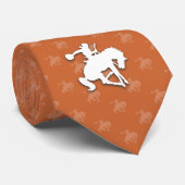Cravate Rodeo Cowboy | Orange (Roulé)