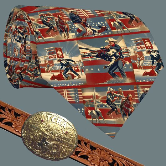 Cravate Rodeo Cowboys Calf Roping