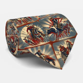 Cravate Rodeo Cowboys Roping Bull et Bronc Riding Steer W (Roulé)