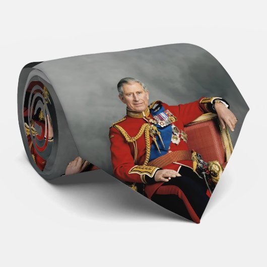 Cravate Roi Charles III (Roulé)
