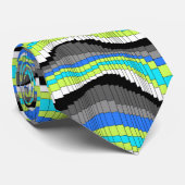 Cravate Roller Coaster Striped Two-sided (Roulé)