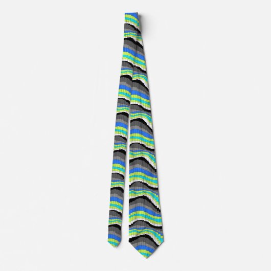 Cravate Roller Coaster Striped Two-sided (Dos)