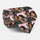 Cravate Romance Vintage, Amoureux de Lycée (Roulé)