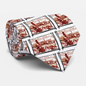 Cravate Rome antique - la flotte navale vient (Roulé)