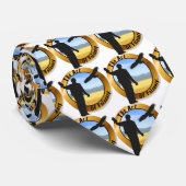 Cravate ronde du médaillon Falconer (Roulé)