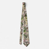 Cravate Rooster Garden Flower Papillon Art (Dos)