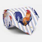 Cravate Rooster Stripes Tie (Roulé)