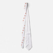 Cravate Roquette rouge (Dos)