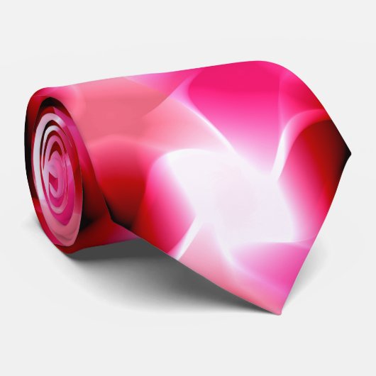 Cravate rose (Roulé)